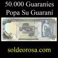 Billetes 2005 5- 50.000 Guaranes